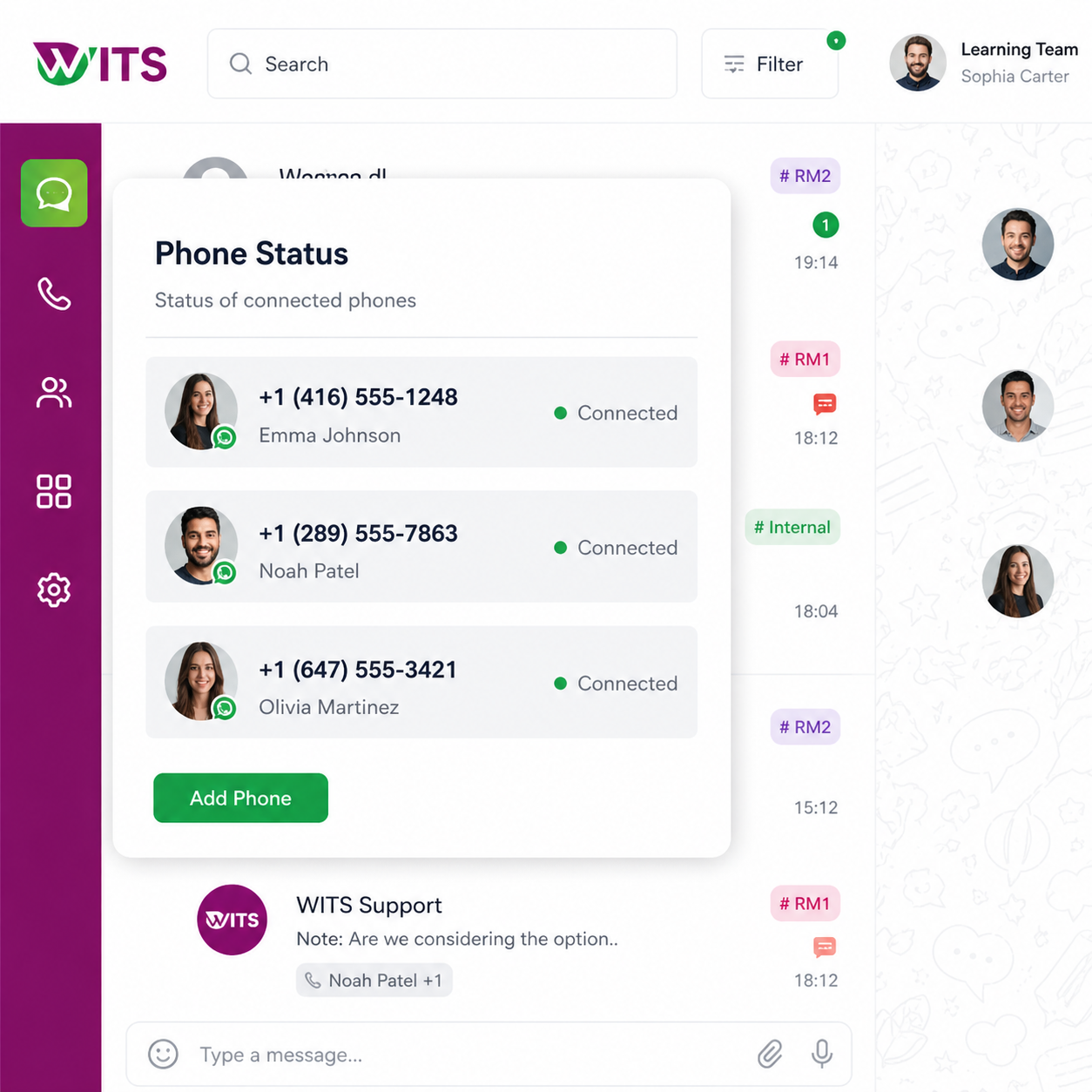 WITS Dashboard